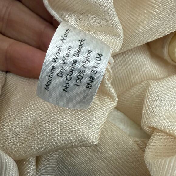 Vintage Kim Rogers Shiny Smooth Nylon Beige Panty Panties Brief Size 8 Granny - Picture 3 of 5